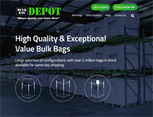 Tablet Screenshot of bulkbagdepot.com